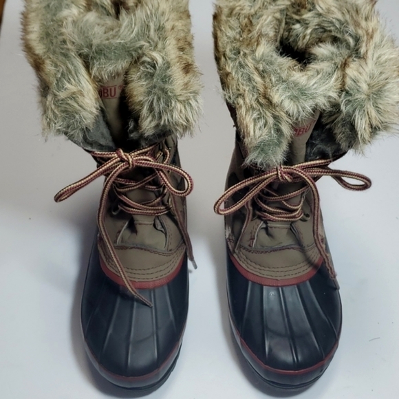 KHOMBU WINTER BOOTS SIZE 6 VERY GOOD CONDITION VERY WORN - Picture 4 of 17